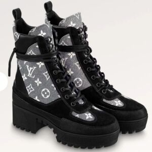 Ladies with lace up boots